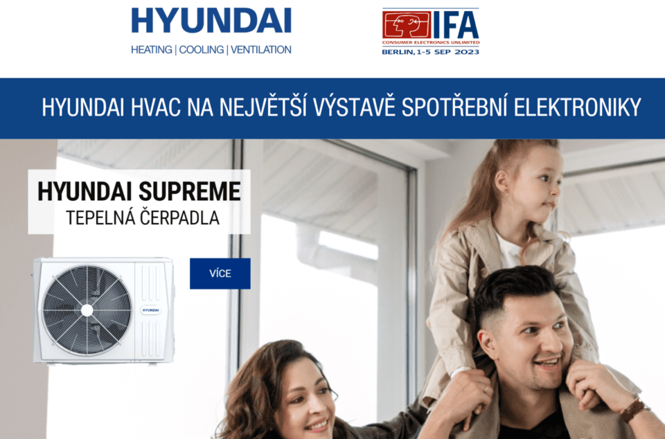 Hyundai HVAC se zúčastní veletrhu IFA Berlin